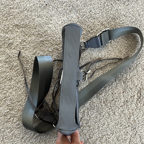 New without tags Rebecca Minkoff gray nylon crossbody bag with silver hardware. - Picture 9 of 9